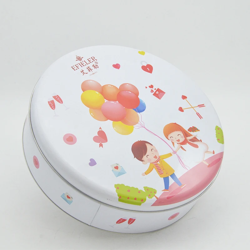 Chinese factory food grade cake packaging tin box
