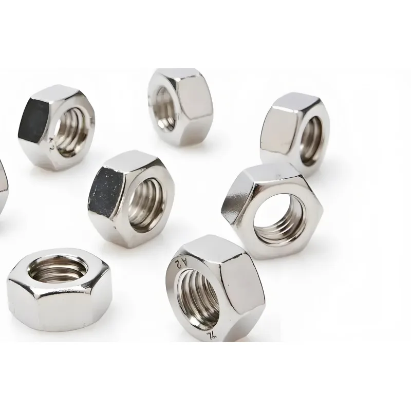 High Quality 304 Stainless Steel Carbon Steel Nut Full Range Like M16 M27 M30 M32 and Others Customizable Thickened Hexagon Nuts