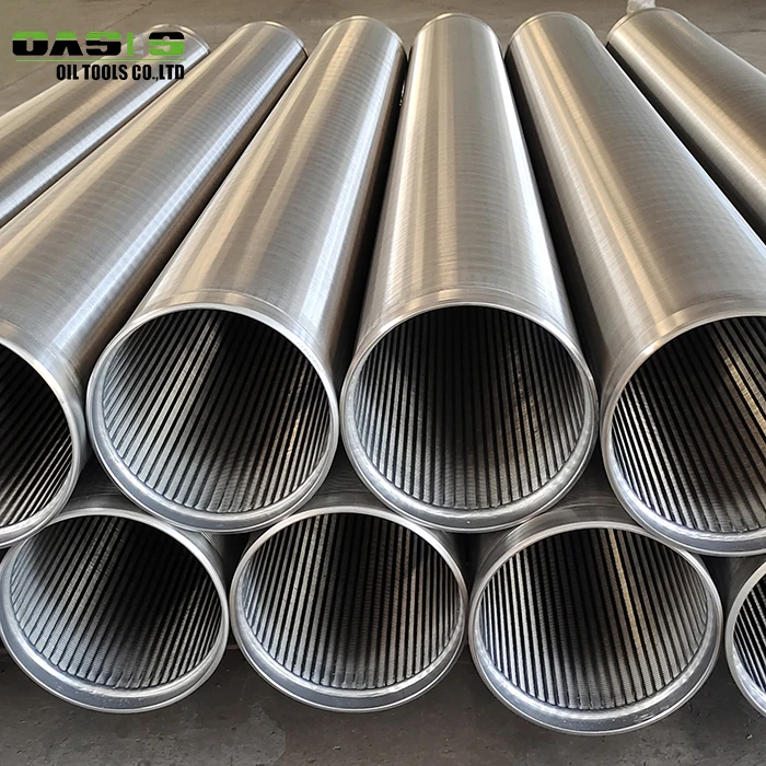 Manufacturer connection STC/BTC 0.75 mm slot wedge wire screen stainless steel pipe filter