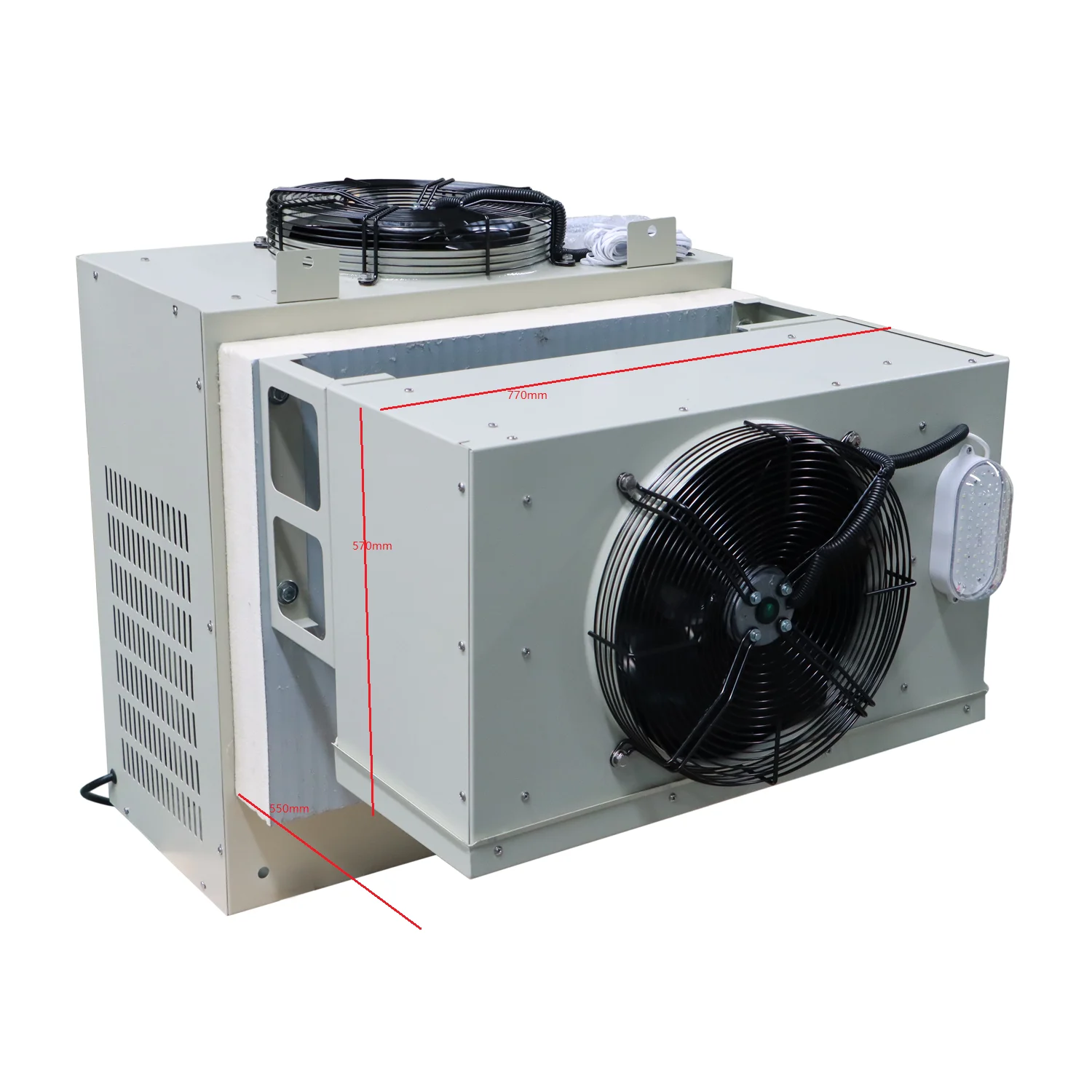 Wall Mount Cold Machine 2HP 3HP 5HP Cold room for  Hamburger storage