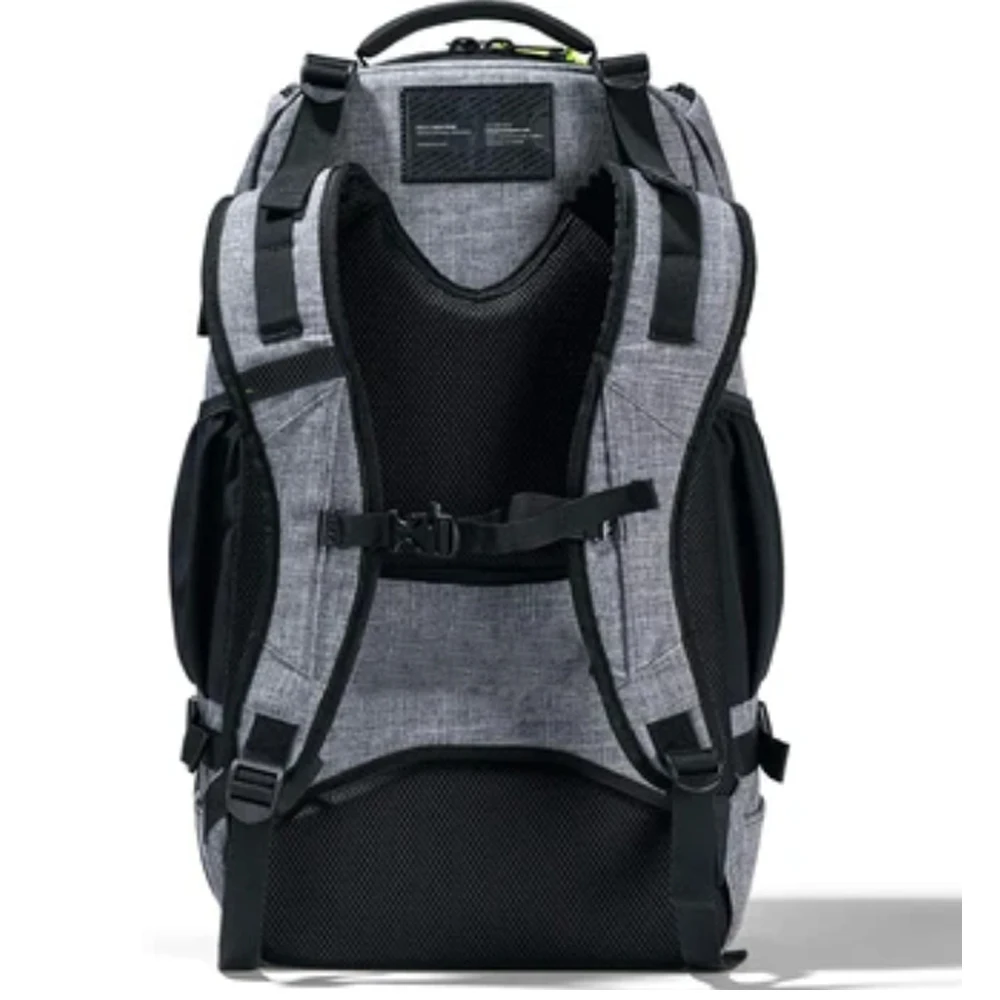 Men Women Canvas Gray Triathlon Transition Bag Gym Bag Sport Backpack
