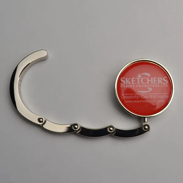 
Metal Custom Personalized Folding Handbag Purse Hooks Hangers 
