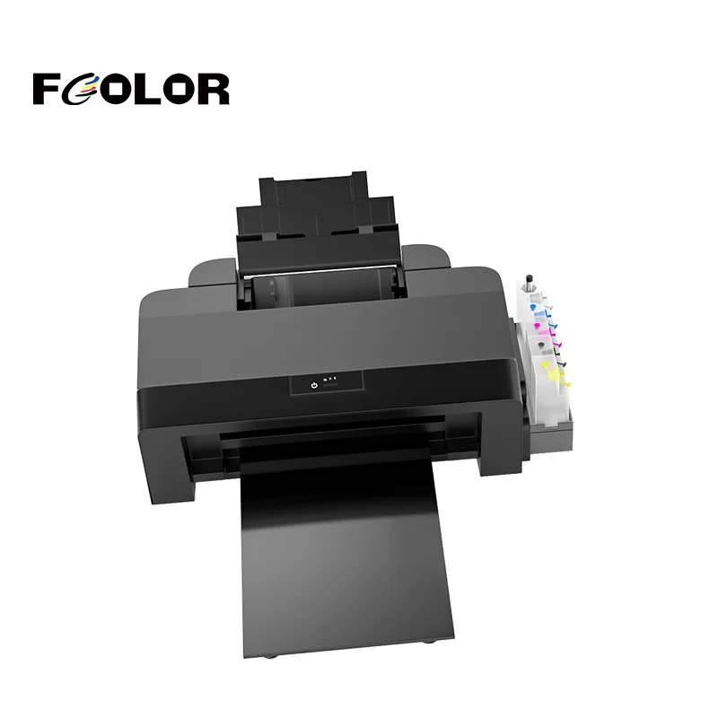 FCOLOR DTF A3  Printing Machine L1800 Pet Film Printer DTF For Garment Hoodies T-shirts