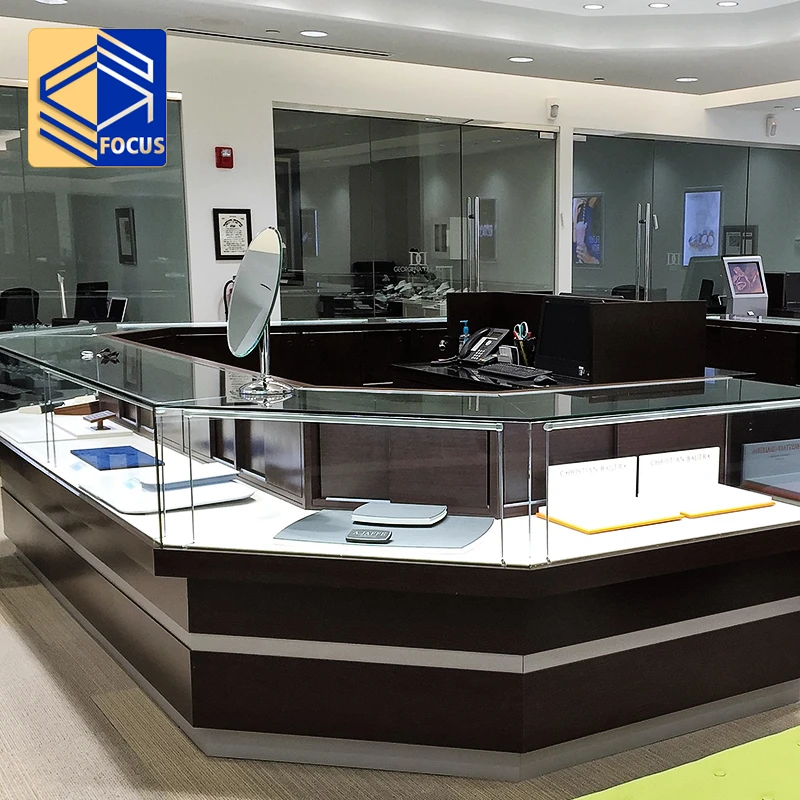 Jewelry Display Counter Jewellery Furniture Glass Displays Cases Showcases For Jewelry