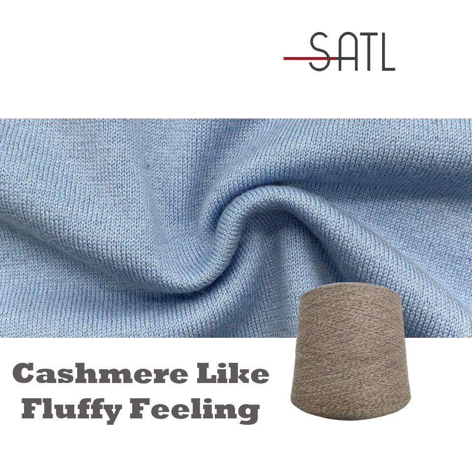 High Quality 2/28nm 100% Acrylic (Cashmere Like) Yarn With Good Elasticity And Warmth