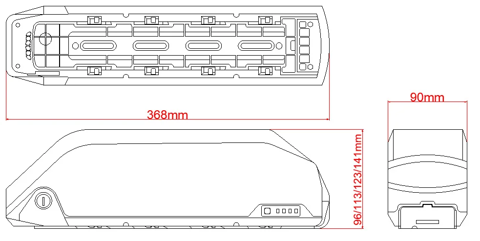 48V 13AH 17 5 ah 20AH литий-ионные 18650 элементы аккумулятор для электрического велосипеда