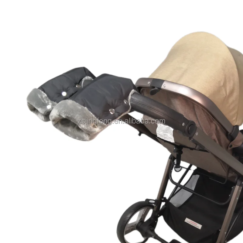 Baby Stroller Hand Muff Winter Warmer Muff  For Winter Baby Pushchair Windproof Glove Waterproof Fleece Baby Pram Accessories