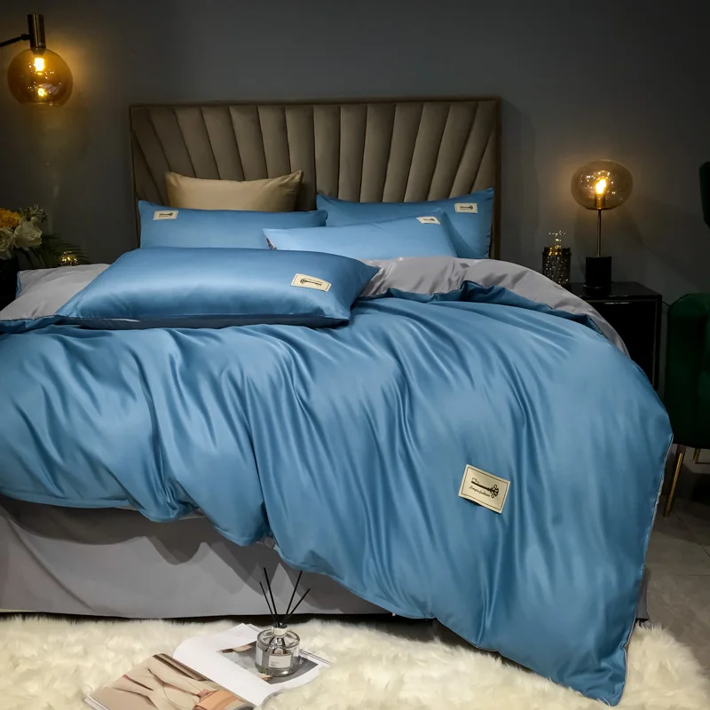 High quality luxury washed tencel bedding sheets cotton baby cot bedding set comforter bedding