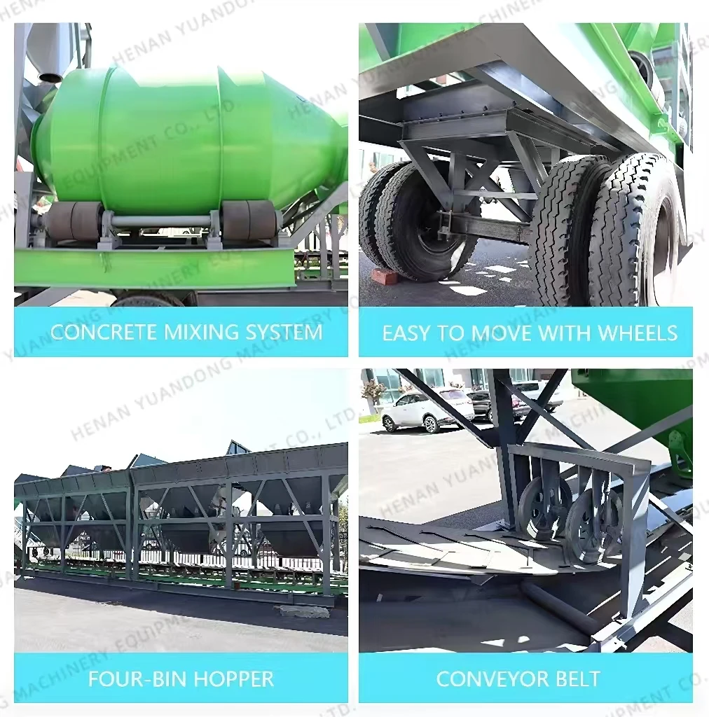 Stone Sand Cement Mixture Ready Mix Concrete Plant Movable Ready Mix Concrete Plant Layout