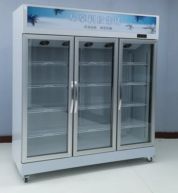 XLC-1500K New style of high quality drink commercial display refrigerator fridge with brand compressor