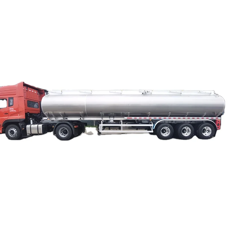 Hotsale 9000 Gallon Stainless Steel 33000l Mirror Aluminium Fuel Tank Tanker Semi Trailer for Sale