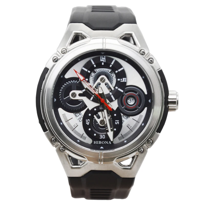 hot sale skeleton dial quartz male watches luxury cool water resistant sports men chinese wrist watch erkek kol saati  watches