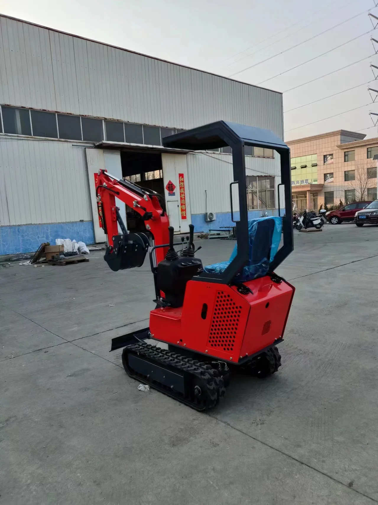 Mini Excavator 0.8 Ton 1 Ton 2 Ton Tracked Miniature Excavators Suitable for Family Personal Orchard