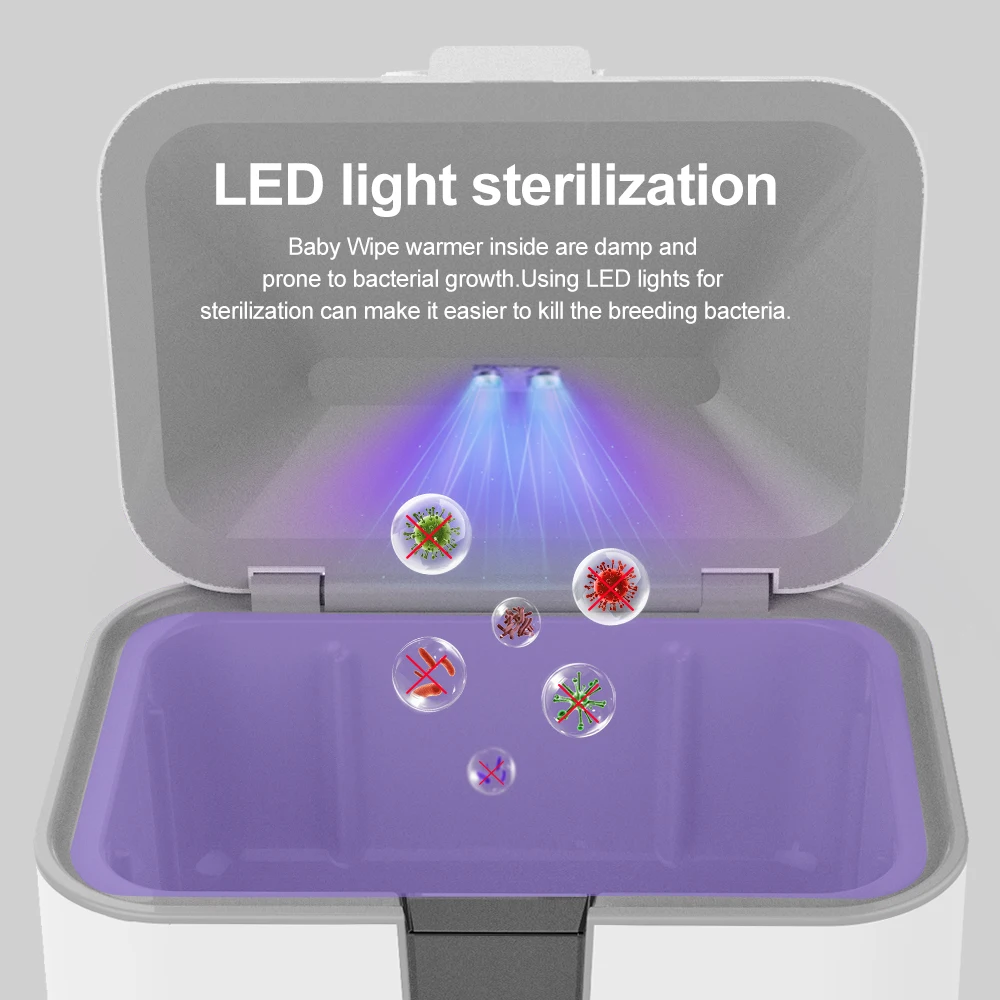 New Arrival Wipes Warmer and Dispenser, Baby Wet Wipe Warmer, Smart Constant Temperature Wet Tissue Warmer