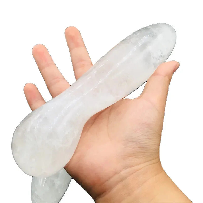 Healing crystal Dildo Yoni clear quartz Massage Crystal Quartz Dildo Wands