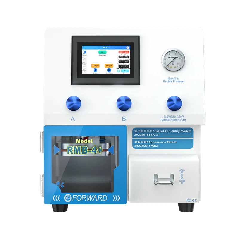 FORWARD RMB 4Plus 3 In 1 Portable  OCA Laminator Smart Pressure Regulate LCD Vacuum Lamination Bubble Removal Machine for Phone