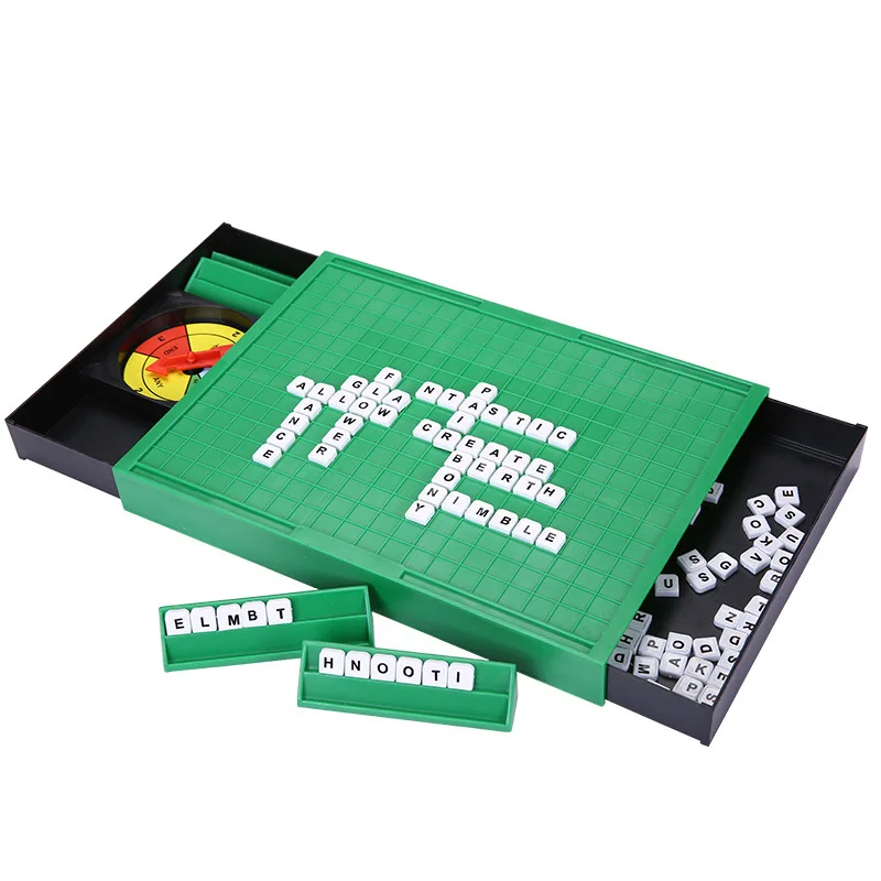 2023 INTELLIGENT PARTY GAME FOR KIDS SCRABBLES SCRABBLED WORDS ENGLISH ALPHABET WORDS GAME FOR KIDS TOYS 2023