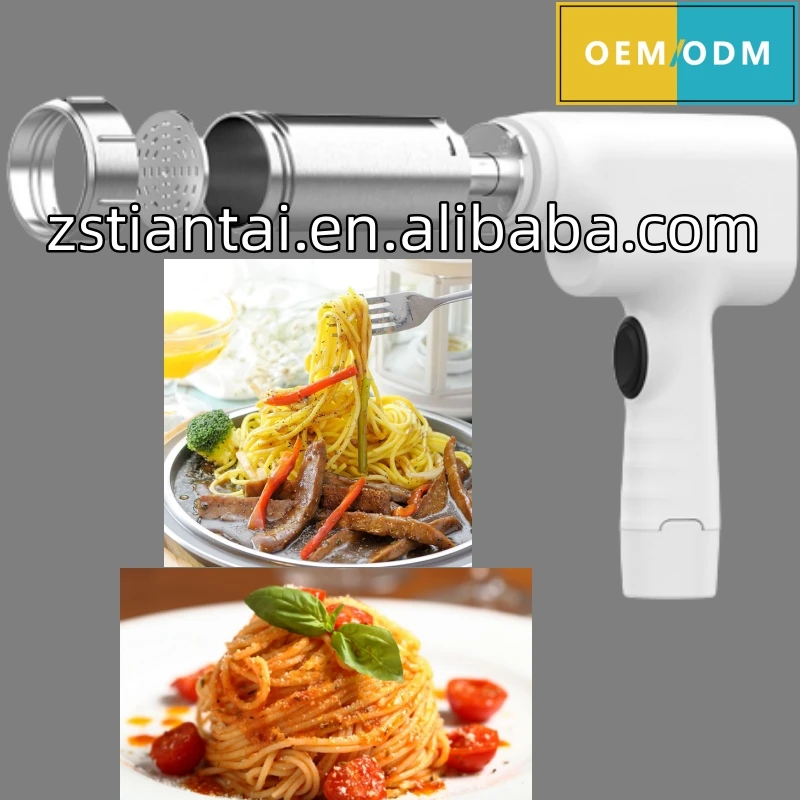 New style manual noodle making machine hand held electric dough press machine mini spaghetti pasta maker making machine