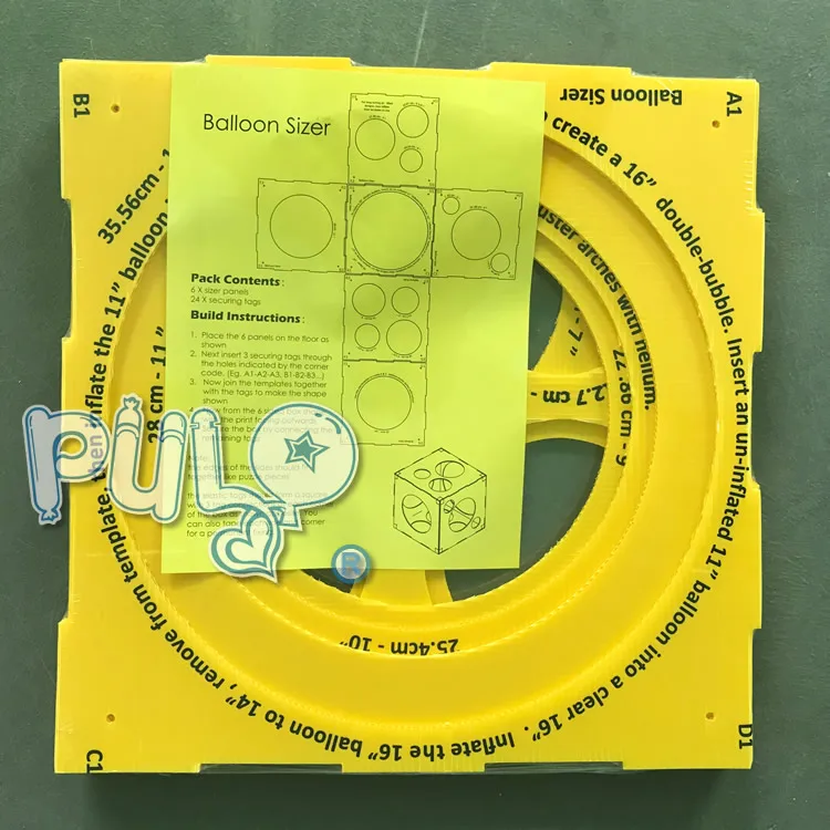 Balloon Accessories Balloon Sizer Box for Measurement Balloon