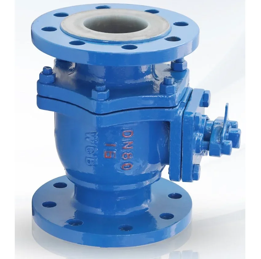 good price with good quality ANSI PFA/PTFE Full Lined Ball Valve for Acid Chemical Fluid