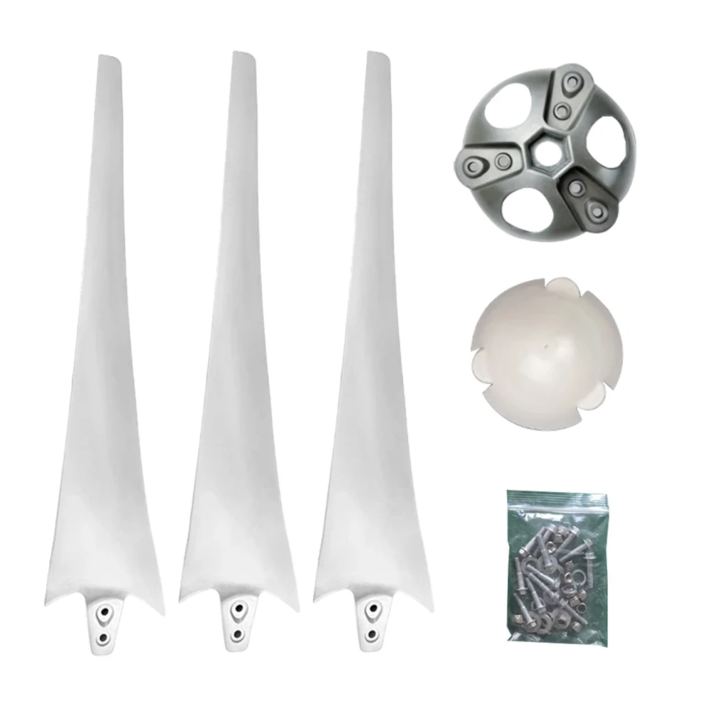 New Energy High Strength Fiber Glass Blades for 1kw Wind Generator Turbine Accessories 1m Length*3 blades DIY Factory Selling