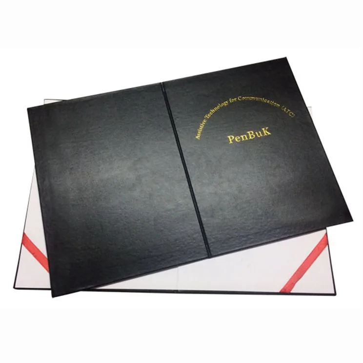 
Mass production of various exquisite paper and leather diploma certificate covers 