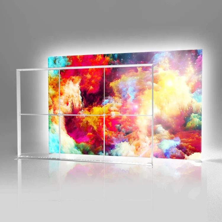 Lintel Lightbox Frame Aluminium Profile For Light Box Booth Stand Backdrop Poster Frame Aluminium Light Box Frame