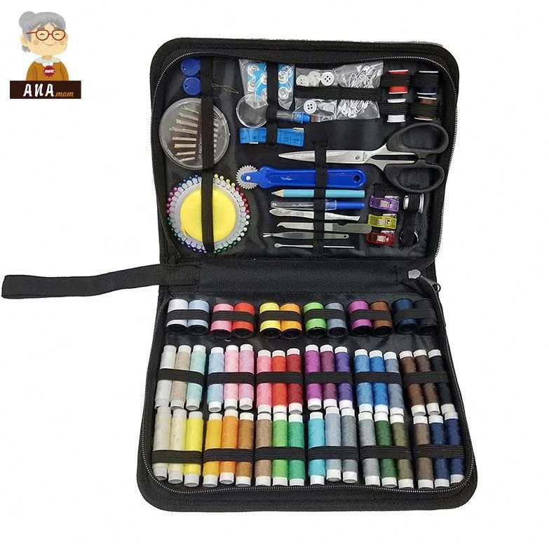 Travel Wholesale Complete Hotel Pu Leather Sewing Kit for Adults