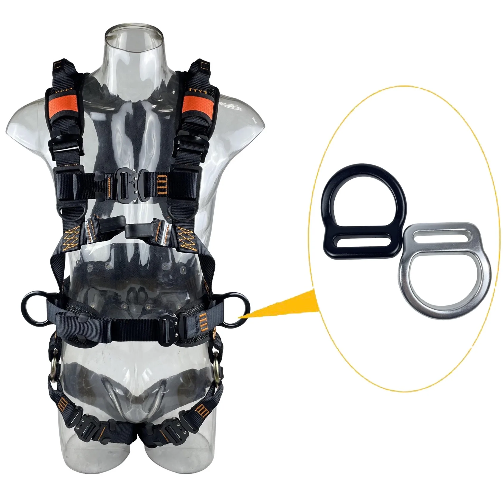 Ready to Ship Fall Protection 25KN 7075 Aluminum Alloy D-ring