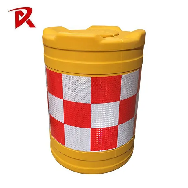 High Quality Road Safety Plastic Traffic Barrel Car Park Barrier Crash Traffic Drum