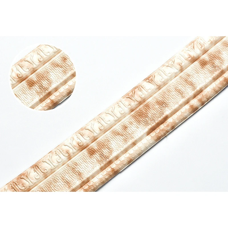 Contemporary Style Luxury Outdoor White Acrylic Self-Adhesive Skirting Board With Cable truck