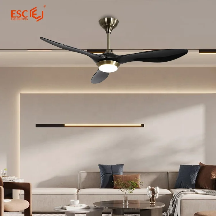 Smart air cooler abs blades ceiling fan dc 5 fan speed 52 inch wholesale ceiling fans with remote control