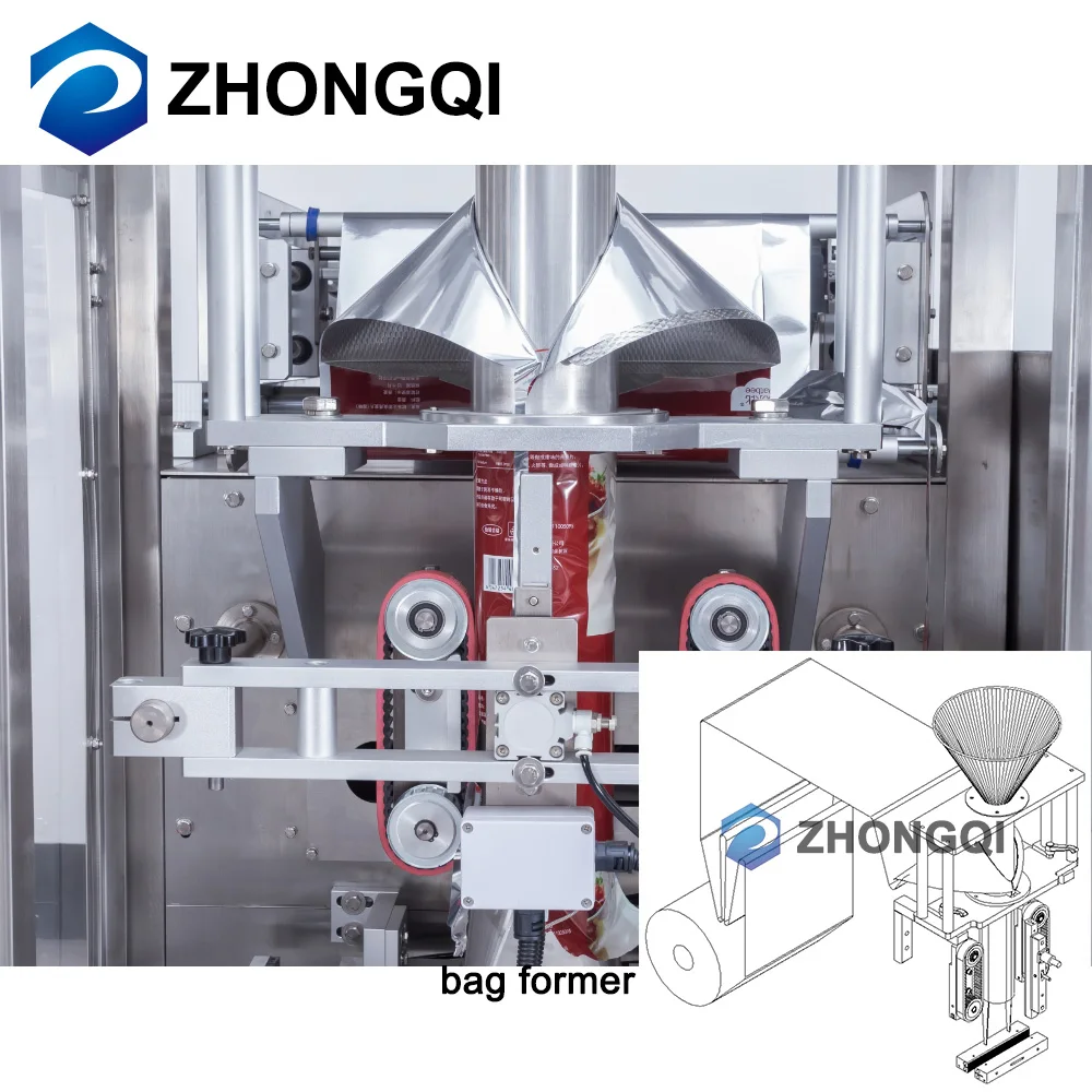  Fully Automatic Vertical Plastic Bag Pouch Filling Cocoa Coffee Spice Powder Packing Machine for 500g 1kg 2kg