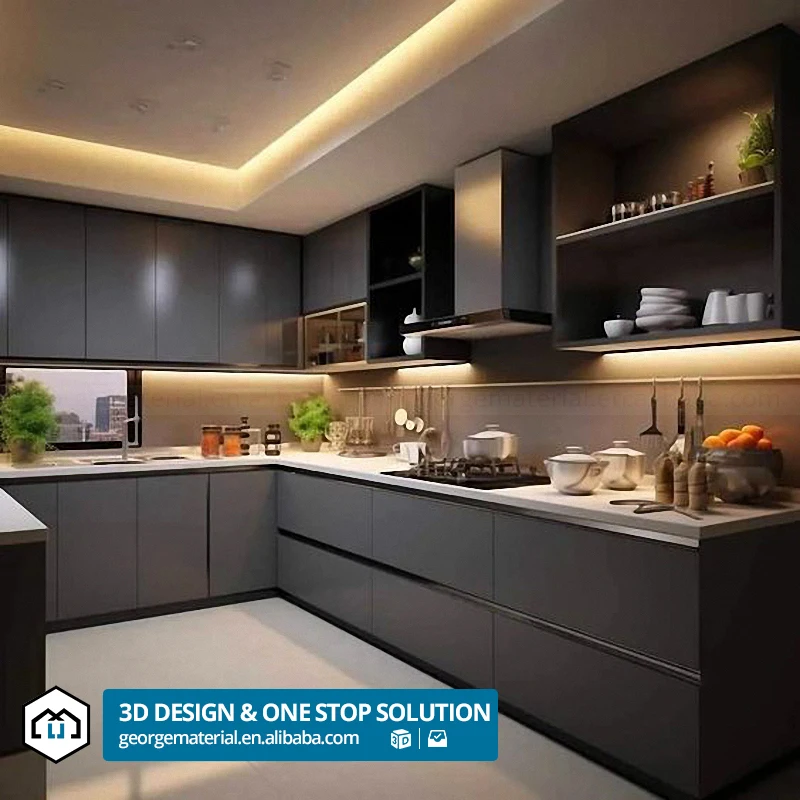 APP Best selling in 2024 modern modular gabinetes de cocina furniture designs mueble de cocina wooden