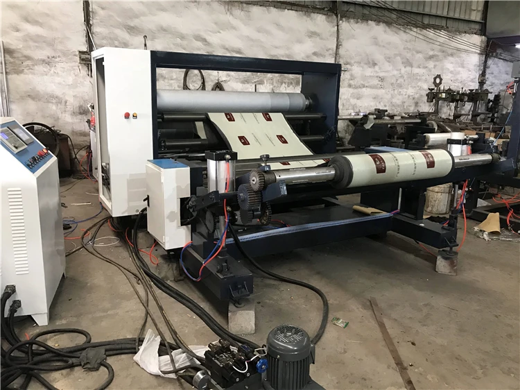 Automatic Perforated Bathroom Tissue Roll Embossing Rewinding Toilet Paper Machinery Supplier