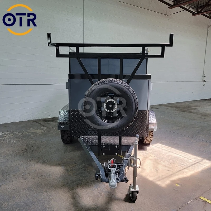 Custom Made Offroad Camper Trailer Powerful Travel Trailer Amphibious Boat Affordable Travel Trailer