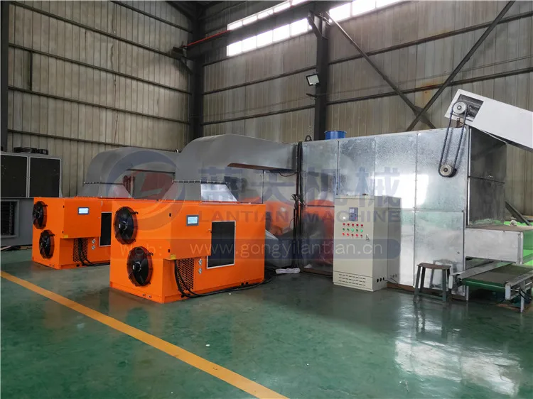 
USA customers interested mesh belt type continuous hemp drying equipment 