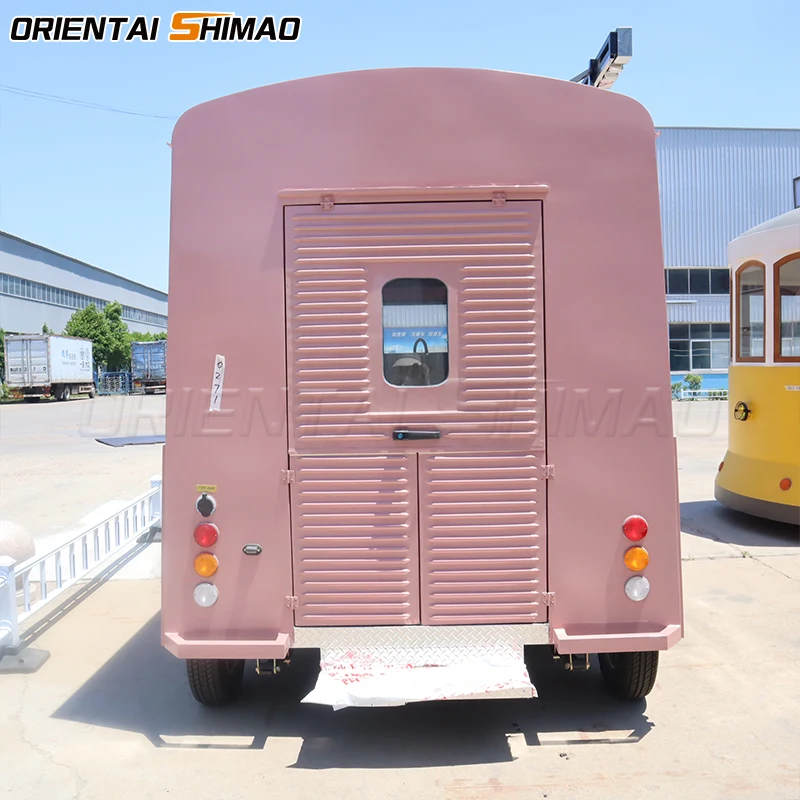 Commercial Catering Concession Trailer Square Mobile Restaurant Mobile Food Truck Mobile Food Trailer