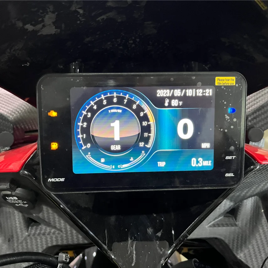 Latest Model Good Quality mirrors with driving recorder 400cc Water Cooling Engine EFI  euro5 racing motorcycle