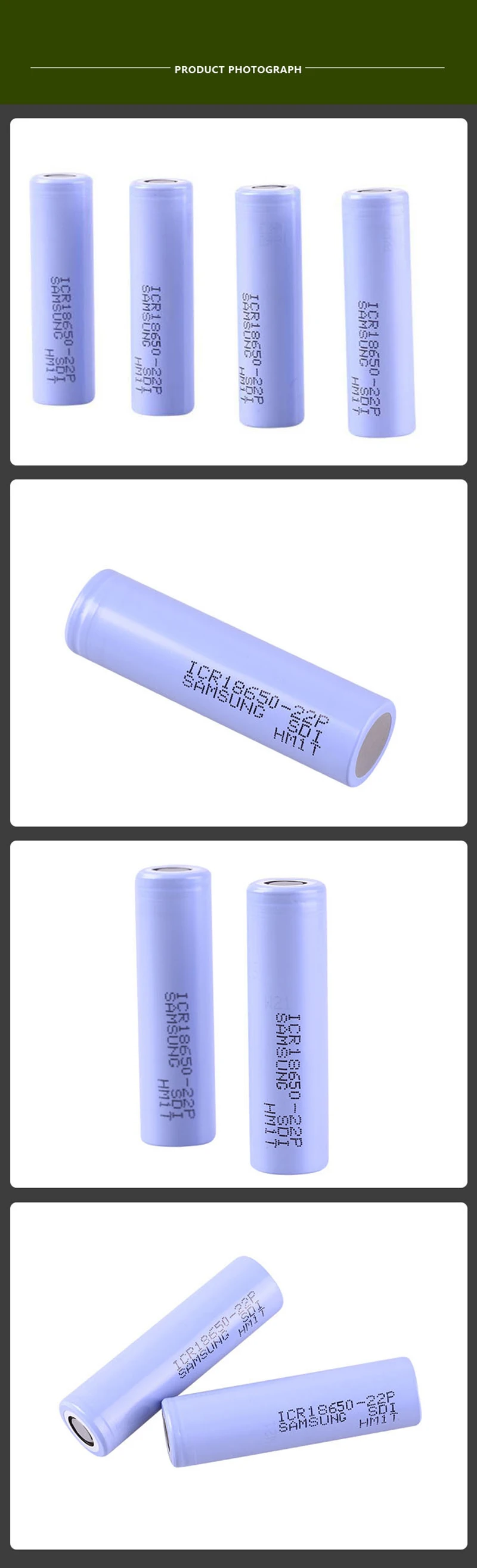 Оригинальный аккумулятор INR18650 2200mAh 3 6 V 18650 аутентичный литий-ионный для 22P инструмент e-bike