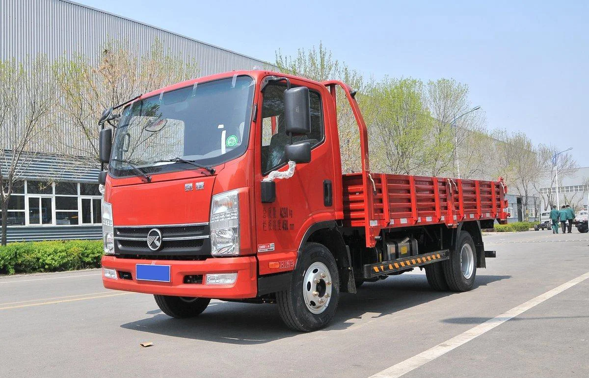 Низкая цена грузовой автомобиль KAMA Single-3seats 6 колес новый 5-тонный