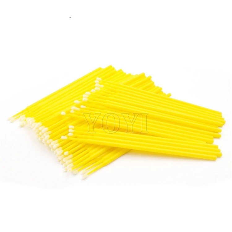 Disposable Dust Free Flexible Long Micro Microfiber Wiper Head Swabs