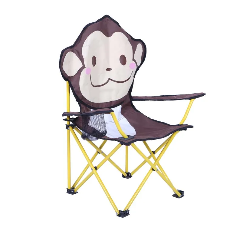 Custom Size Outdoor Chair Cartoon Animals Folding Camping Chairs for Kids Children