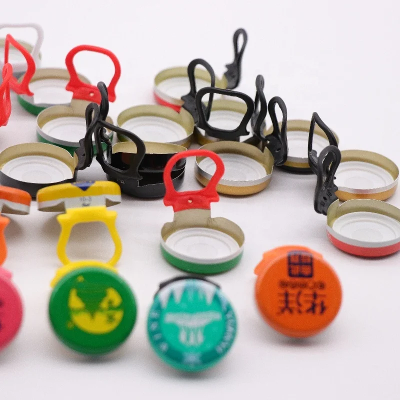 Beer Bottle Crown Cap Wine Bottles Tinplate Sipper Caps Steel Bottles Lid Packing Custom Logo Metal Customize Beverage Plastic