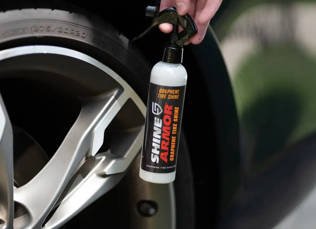 shine armor GRAPHENE TIRE SHINE and tire coating refreshing spray style factory direct sales