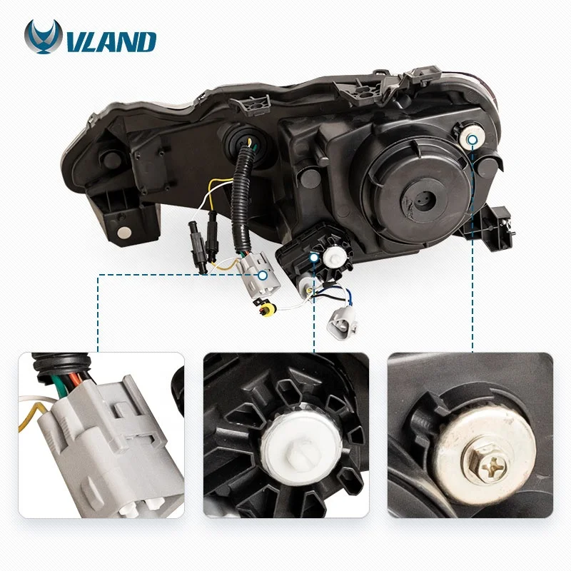 VLAND Manufacturer Full LED Headlights 2012-UP Scion FR-S Sequential Car Head Lights For Toyota IS250 FT86 GT86 BRZ Front Lamp