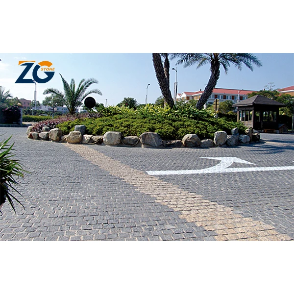 ZGSTONE High Quality Bluestone Cobblestone Hige Porcelain Exterior Big Crazy Pavers Outside Patio Interlocking Granite Paver
