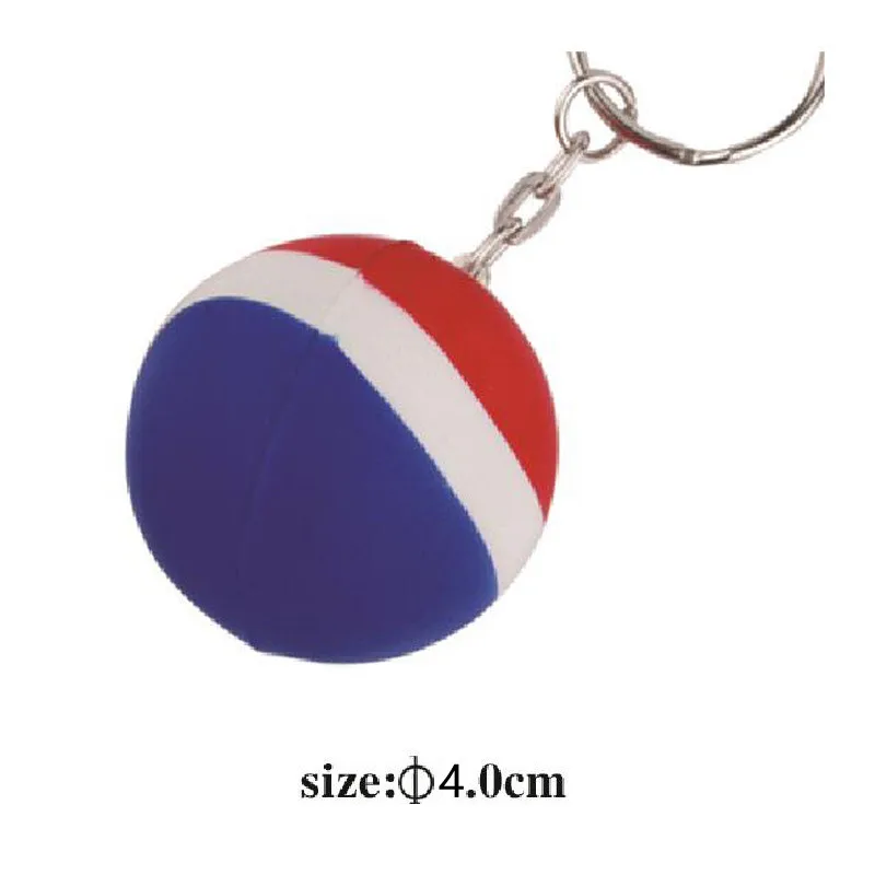 Promotional Gifts Custom Logo PU Stress Ball Pepsi Keychain