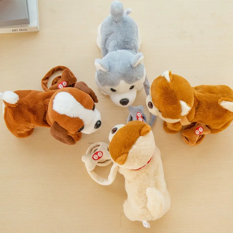 New Leash Electronic Smart Pet Por Mayor Electronic Toys Simulated Plush Dogs Stuffed Animal Toys For Kids