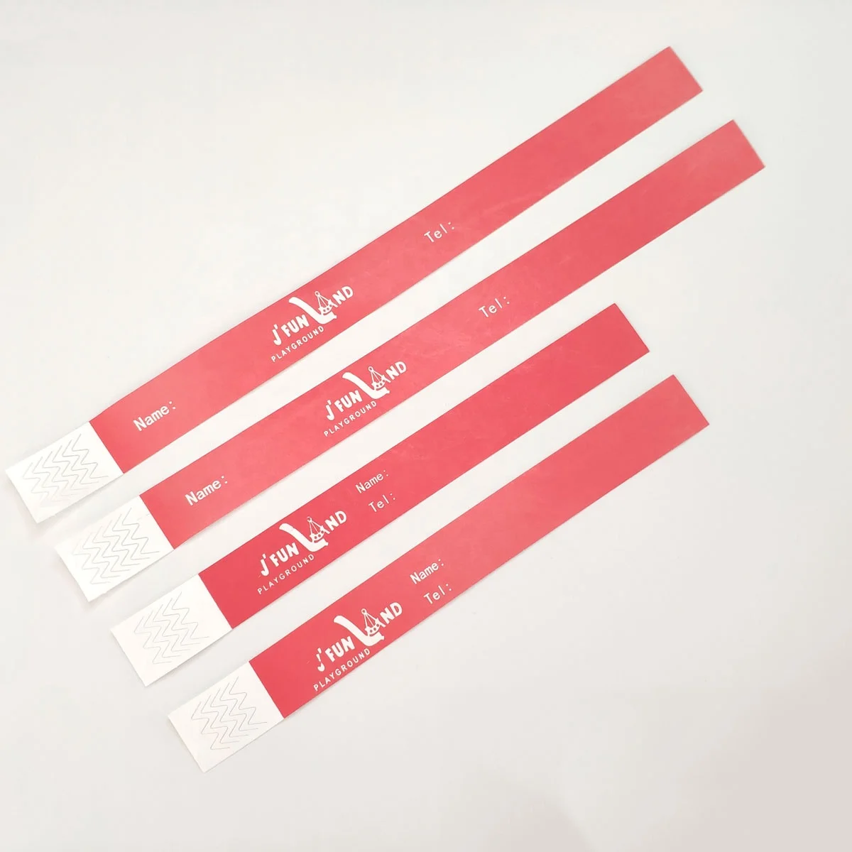 
Solid Color Tyvek Paper Blank Wristband Promotion Cheap Printing Event & Party Supplies Chinese New Year OEM Customized TYK1056D 